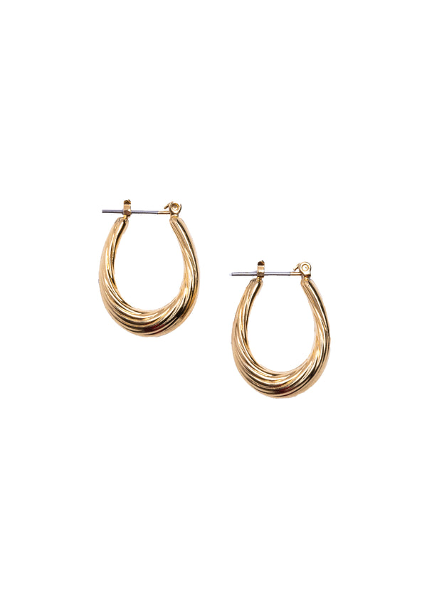 Small Patterned Hoops