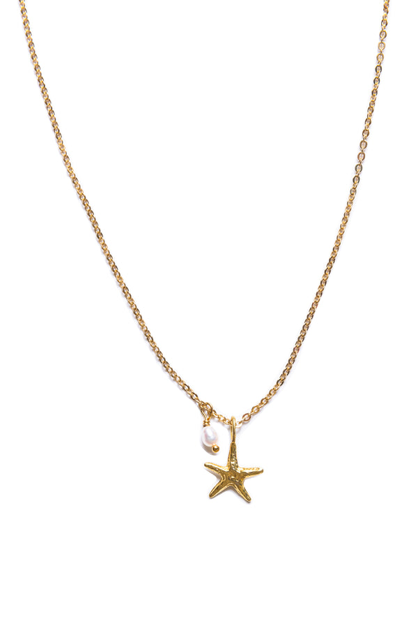Small Starfish with Freshwater Pearl