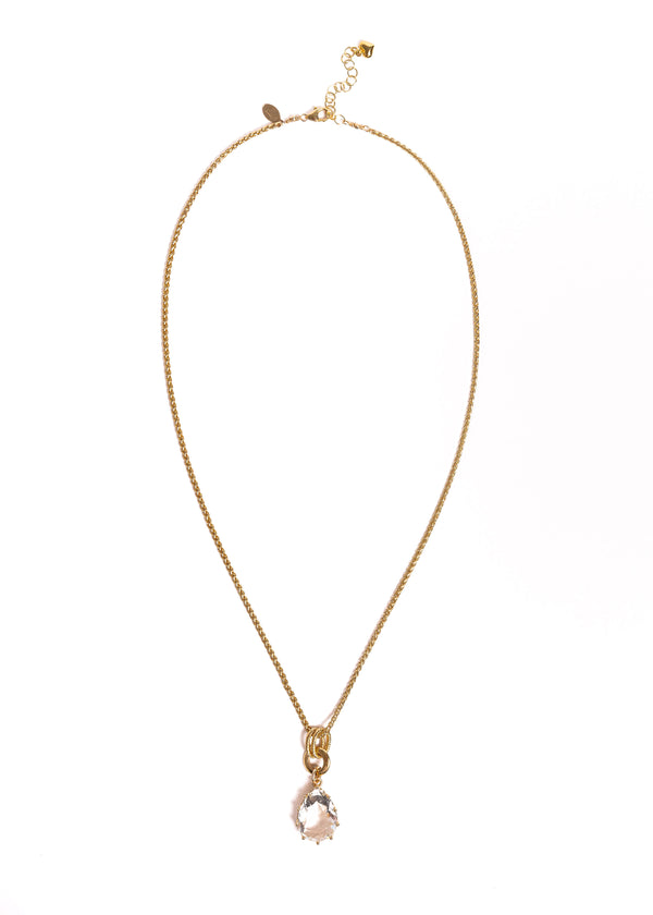 Teardrop CZ's Necklace