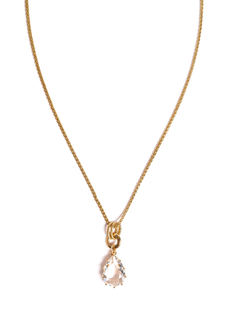Teardrop CZ's Necklace