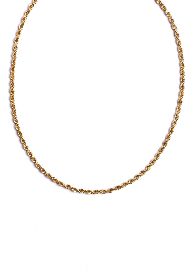 Gold Twisted Rope Chain