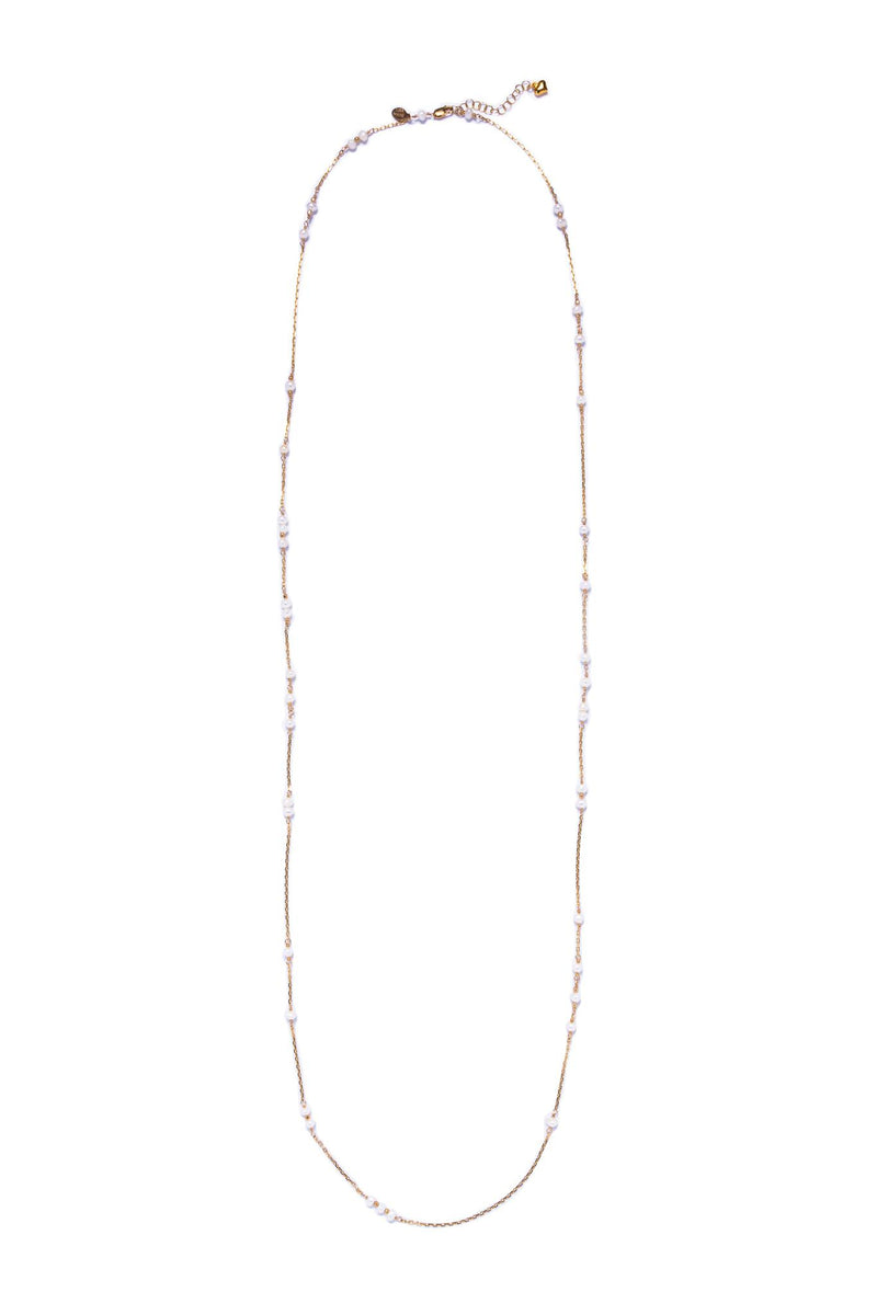 Wire Wrapped Freshwater Pearl Necklace