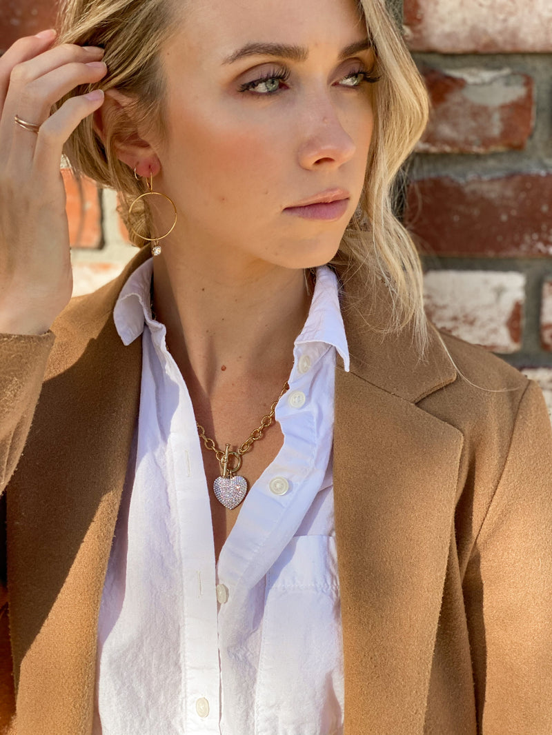 Dainty CZ Hoop Earrings